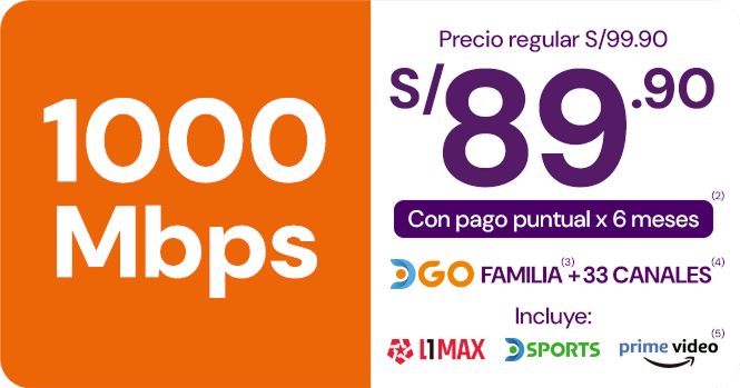 imagen de promoción de plan de 1000mbps